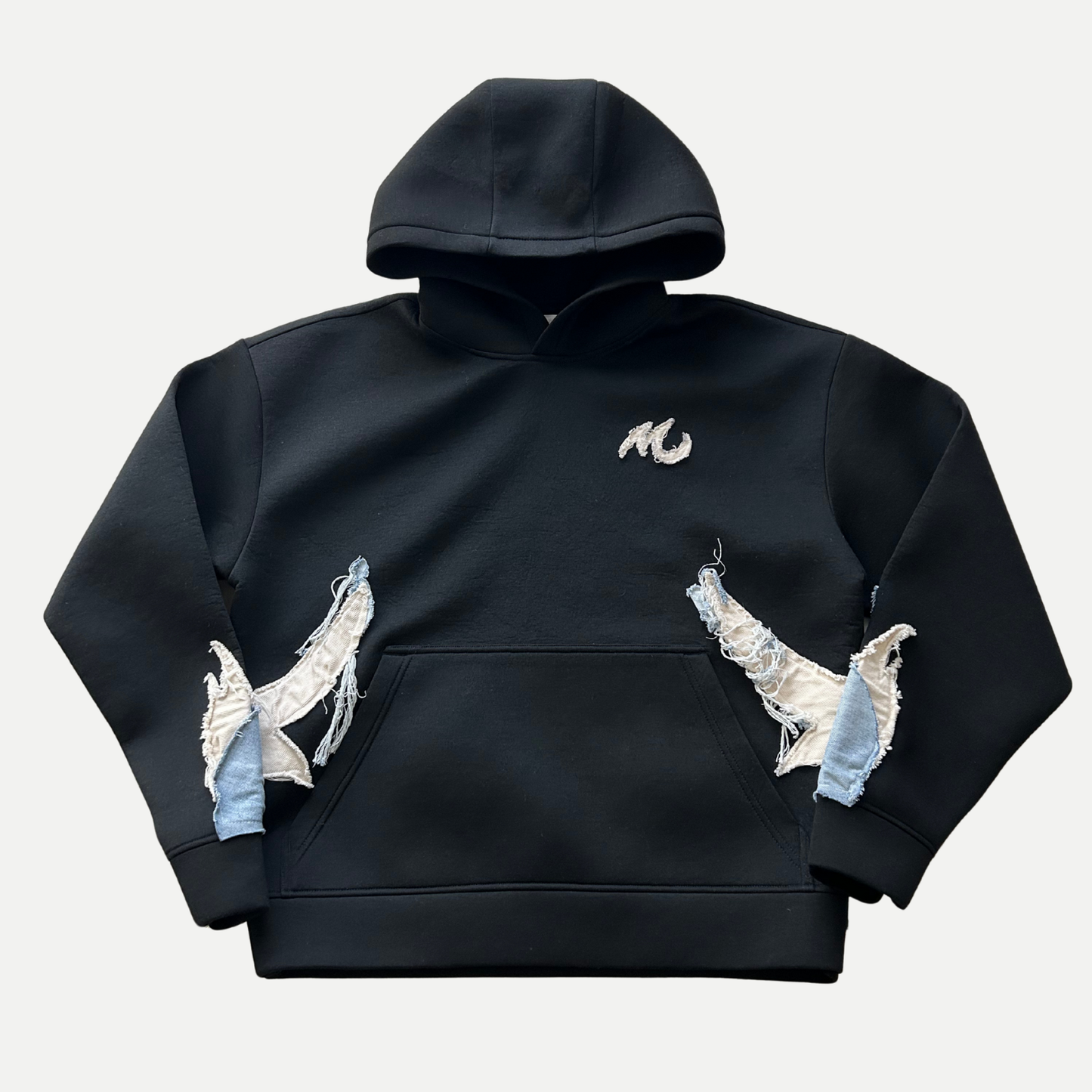 DENIM WAVE HOODIE